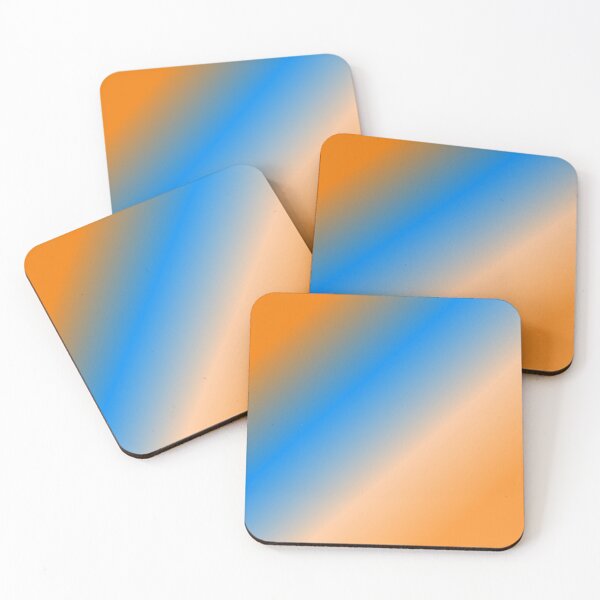 Item preview, Preppy Retro Orange Blue  designed and sold by IamTrending.