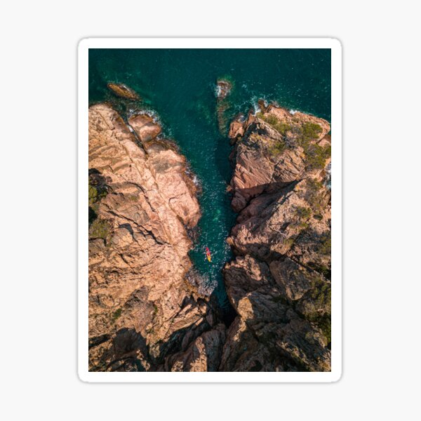 Kayaking on the Costa Brava Sticker