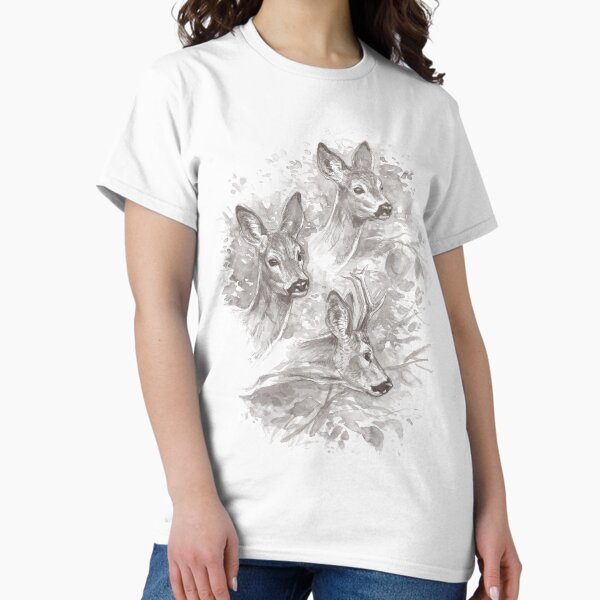 Item preview, Inktober Day 7 - Roe Deers designed and sold by GaiaSorrentino.