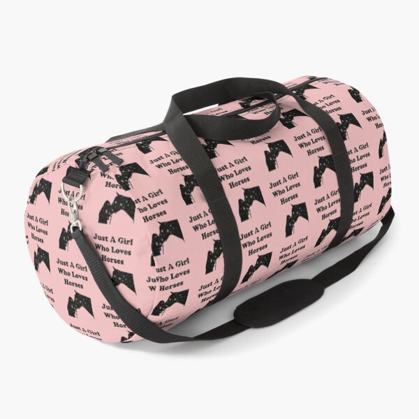Just A Girl Who Loves Horses Duffle Bag