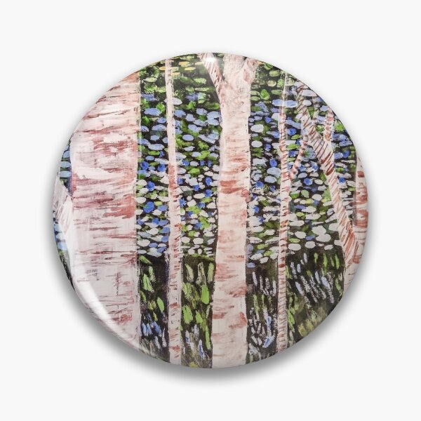 Item preview, amante de los bosques pintura acrílicos abstractas coloridas designed and sold by MariaElenaPaint.