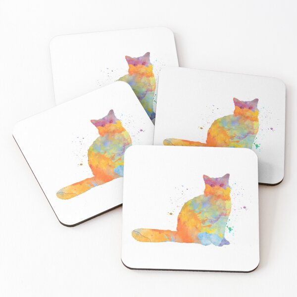 Item preview, Turkish van cat in watercolor designed and sold by paulrommer.
