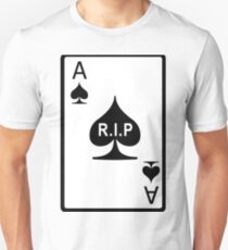 Rest in Peace Ace of Spades Slim Fit T-Shirt