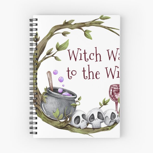 Item preview, Witch Way to the Wine - Halloween Quote  designed and sold by GoldenDov.