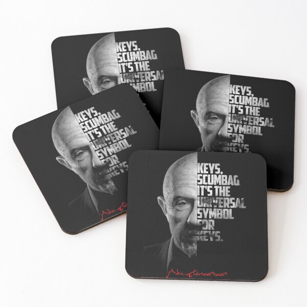 Item preview, Black and white Mike Ehrmantraut, Breaking Bad, Better Call Saul quote. designed and sold by Enea Kelo.