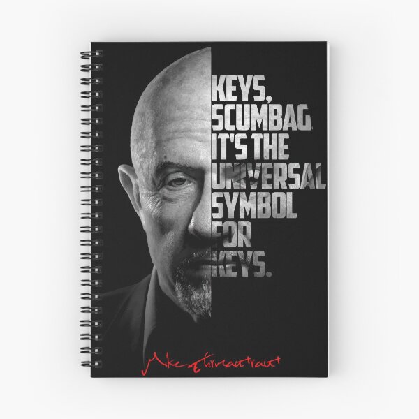 Item preview, Black and white Mike Ehrmantraut, Breaking Bad, Better Call Saul quote. designed and sold by Enea Kelo.