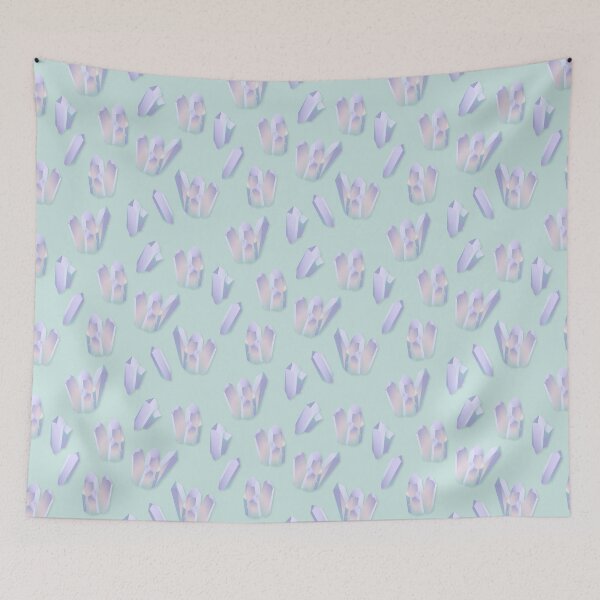 Item preview, Crystal Pattern (mint green) designed and sold by Sarah King.