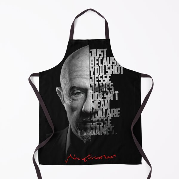 Item preview, Copy of Black and white Mike Ehrmantraut, Breaking Bad, Better Call Saul quote. designed and sold by Enea Kelo.