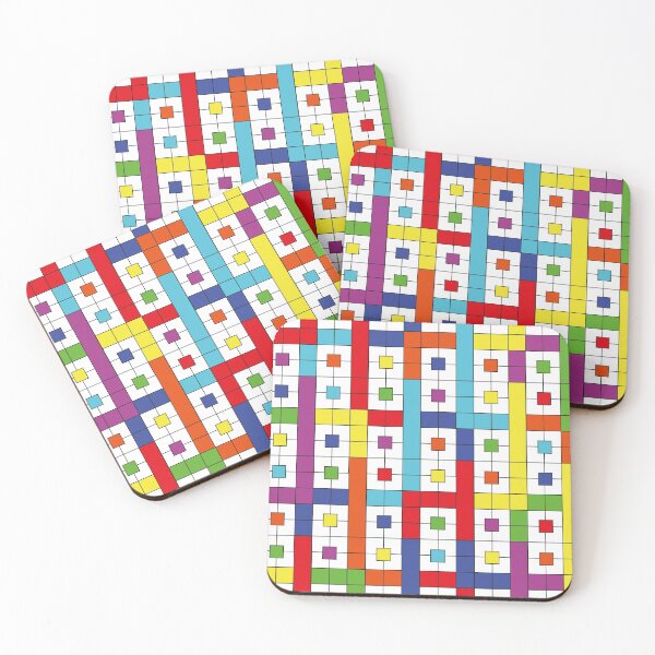 Item preview, Constructivist Plaid designed and sold by Colour Angel by KV.