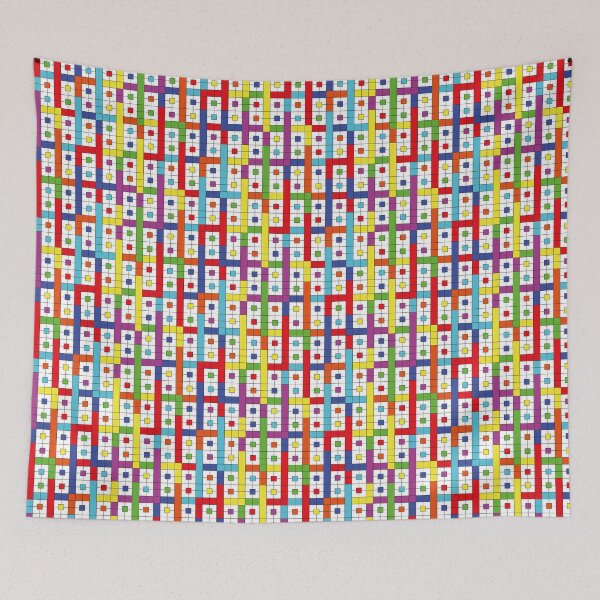 Item preview, Constructivist Plaid designed and sold by Colour Angel by KV.