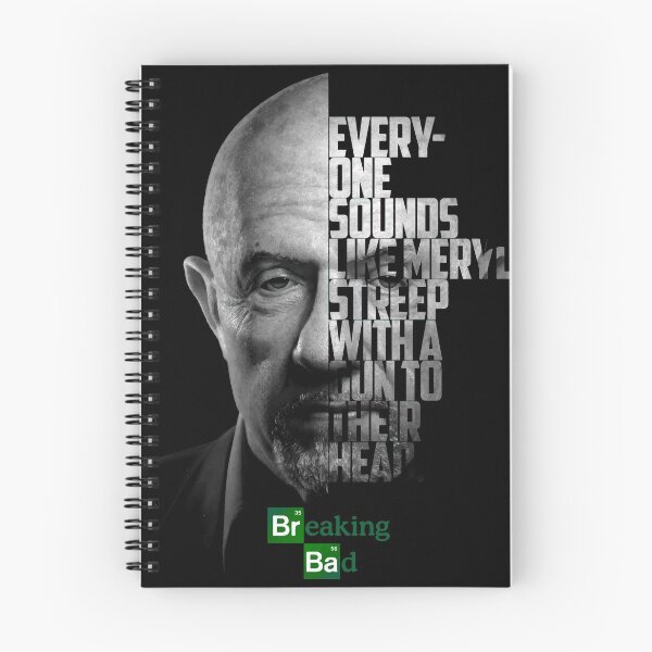 Item preview, Black and white Mike Ehrmantraut, Breaking Bad, Better Call Saul quote. designed and sold by Enea Kelo.