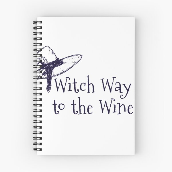 Item preview, Witch Way to the Wine - Halloween Quote  designed and sold by GoldenDov.