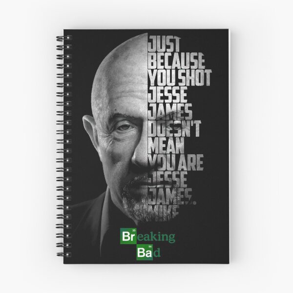 Item preview, Black and white Mike Ehrmantraut, Breaking Bad, Better Call Saul quote. designed and sold by Enea Kelo.