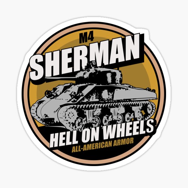 Vista previa del artículo con la obra «Tanque Sherman M4 de la Segunda Guerra Mundial», diseñado y vendido por StrongVlad.