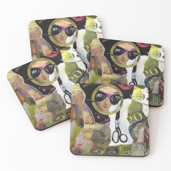 Item preview, La dolce vita (collage and mixed media) designed and sold by Hanski2020.
