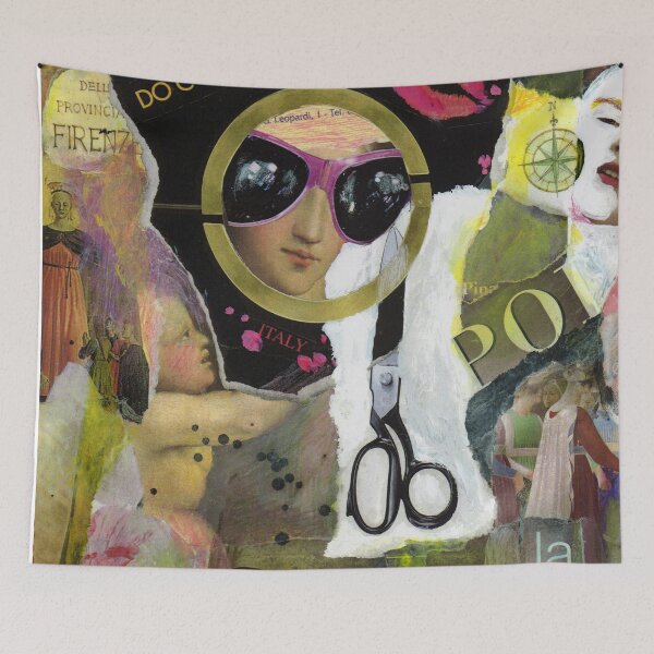 Item preview, La dolce vita (collage and mixed media) designed and sold by Hanski2020.