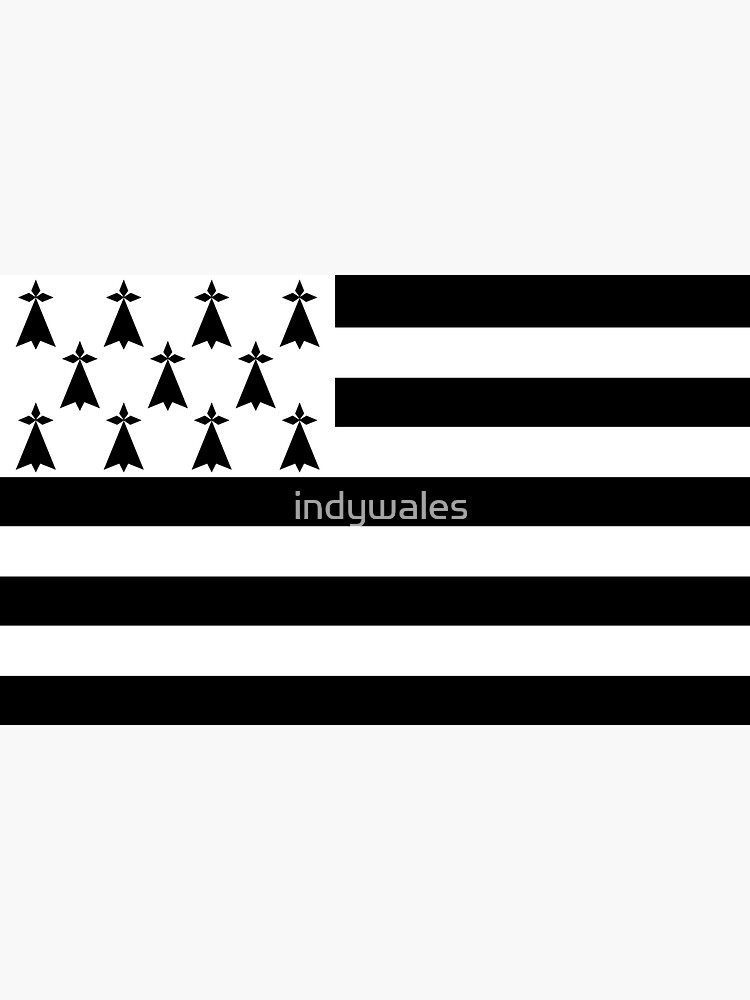 Gwenn-ha-du, Breizh, Flag of Brittany, Breton by indywales