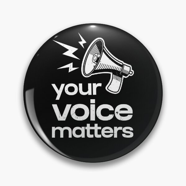 Item preview, Your Voice Matters designed and sold by CG Studio.