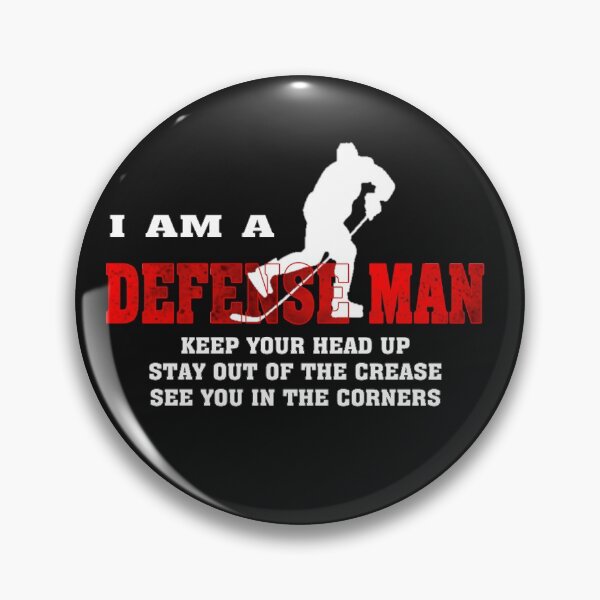 Item preview, Hockey Defense Man designed and sold by Sticker-Tee.