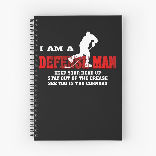 Item preview, Hockey Defense Man designed and sold by Sticker-Tee.