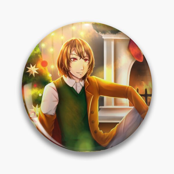 Item preview, Goro Akechi / Ken Amada / Koromaru Christmas Art designed and sold by unmeisaki.