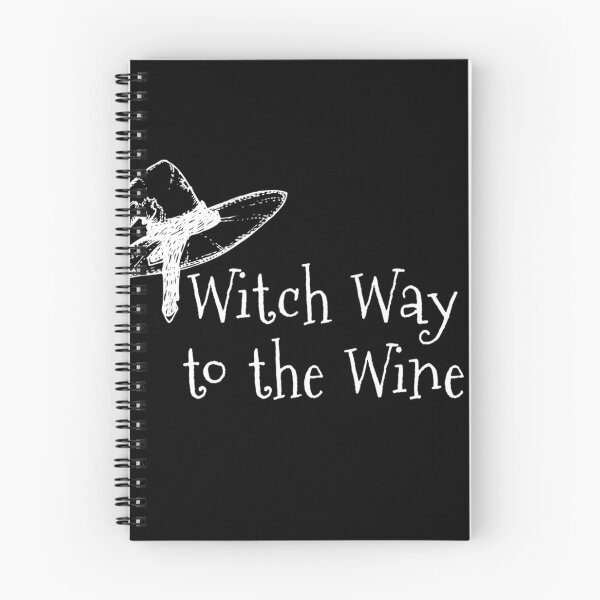 Item preview, Witch Way to the Wine - Halloween Quote  designed and sold by GoldenDov.