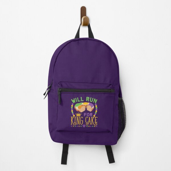 Item preview, Mardi Gras Will Run for King Cake designed and sold by jaygo.