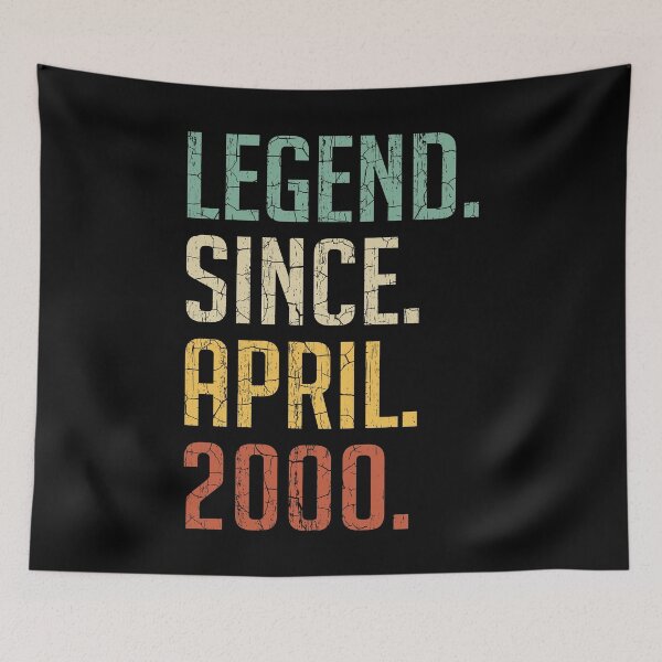 Item preview,  Leyenda desde abril de 2000 Regalo de cumpleaños número 21 21 años Vintage Abril de 2000 designed and sold by Takatv.