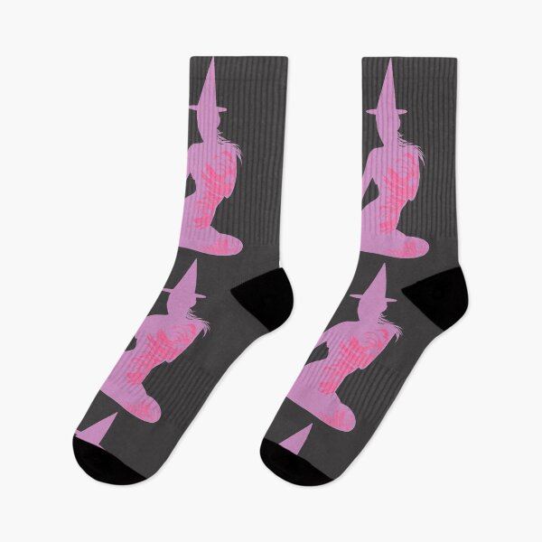 Item preview, Sensual pink silhouette of witch and pink chrysanthemums with bright pink Halloween hat designed and sold by BV-creas.