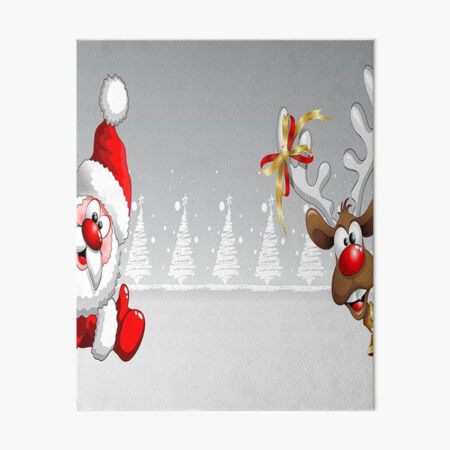 Item preview, Santa Claus and Rudolf designed and sold by customgiftstore.