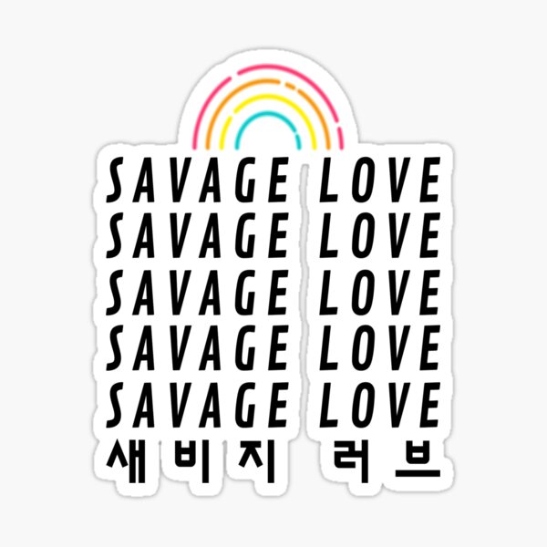 Savage Song Stickers Redbubble - roblox music id codes savage love