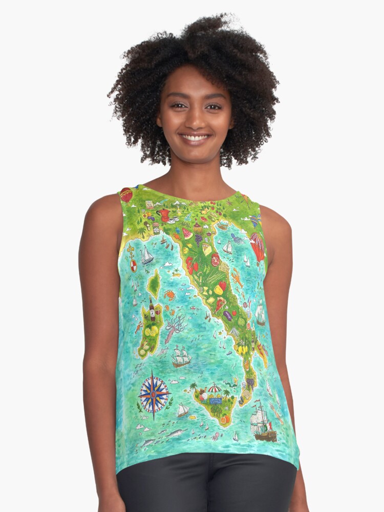 Item preview, Sleeveless Top designed and sold by Jiska-de-Waard.