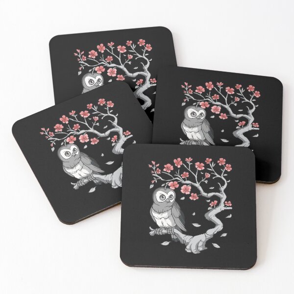 Item preview, Sakura Owl Japanese Cherry Blossom designed and sold by kammoe.