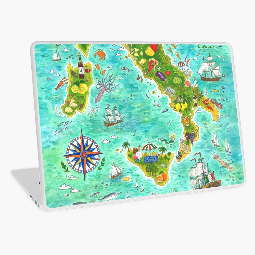 Item preview, Laptop Skin designed and sold by Jiska-de-Waard.