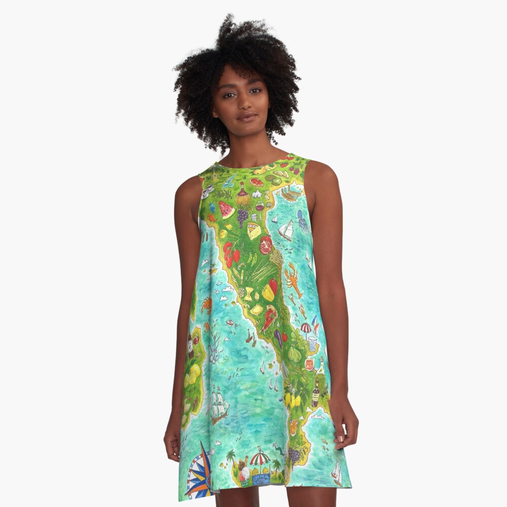 Item preview, A-Line Dress designed and sold by Jiska-de-Waard.