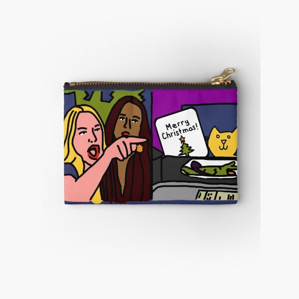 Item preview, Woman Yelling at Cat Memes Merry Christmas designed and sold by ellenhenry.