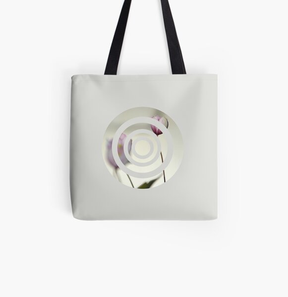 Relaxing pretty blush pink wild flower pattern All Over Print Tote Bag