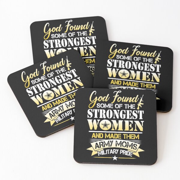 Item preview, Proud Army Mom- God Found Some of The Strongest Women And Made Them Veterans Day  designed and sold by Simeon	 Dorelus.