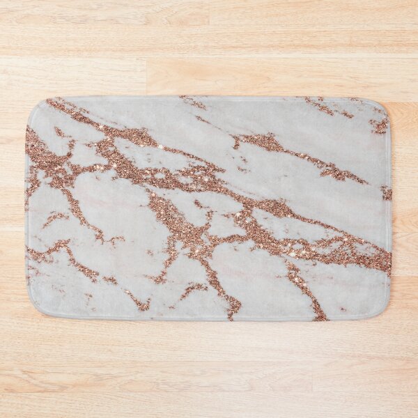 Item preview, Glitter Rose Gold Marbled Pattern designed and sold by WOW TeesAndThings.