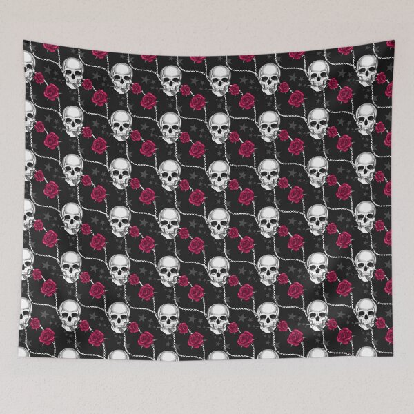 Item preview, Roses and Skulls designed and sold by Color Me F*@k!ng Happy.