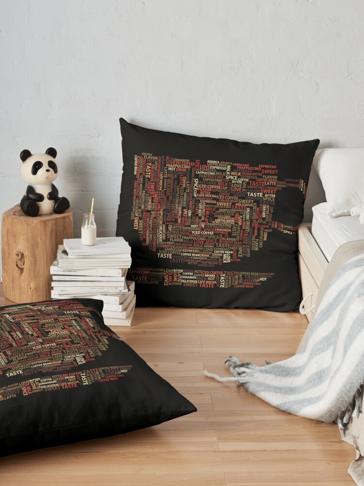 Alternate view of Coffee Addict Floor Pillow