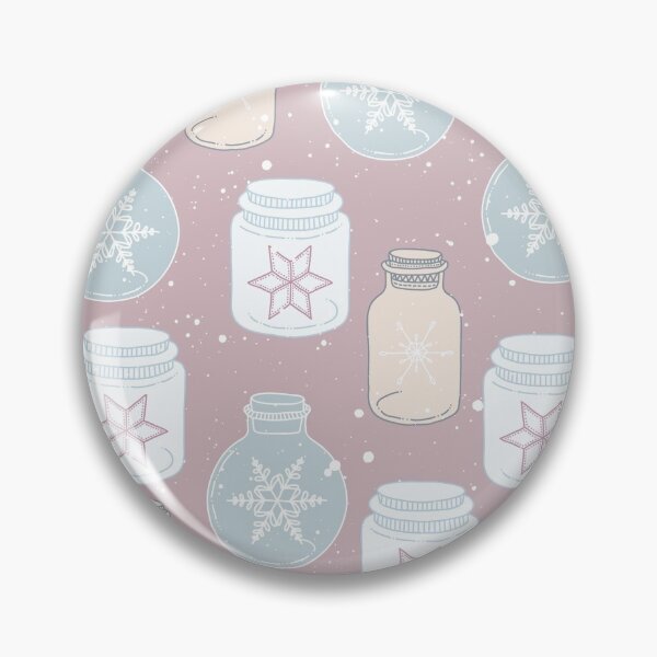 Item preview, Mason jars, winter pattern designed and sold by Marianne1108.