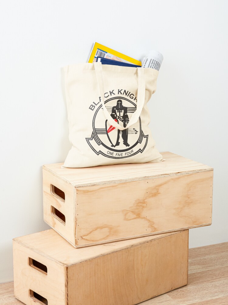 Alternate view of Model 44 - Black Knights Tote Bag