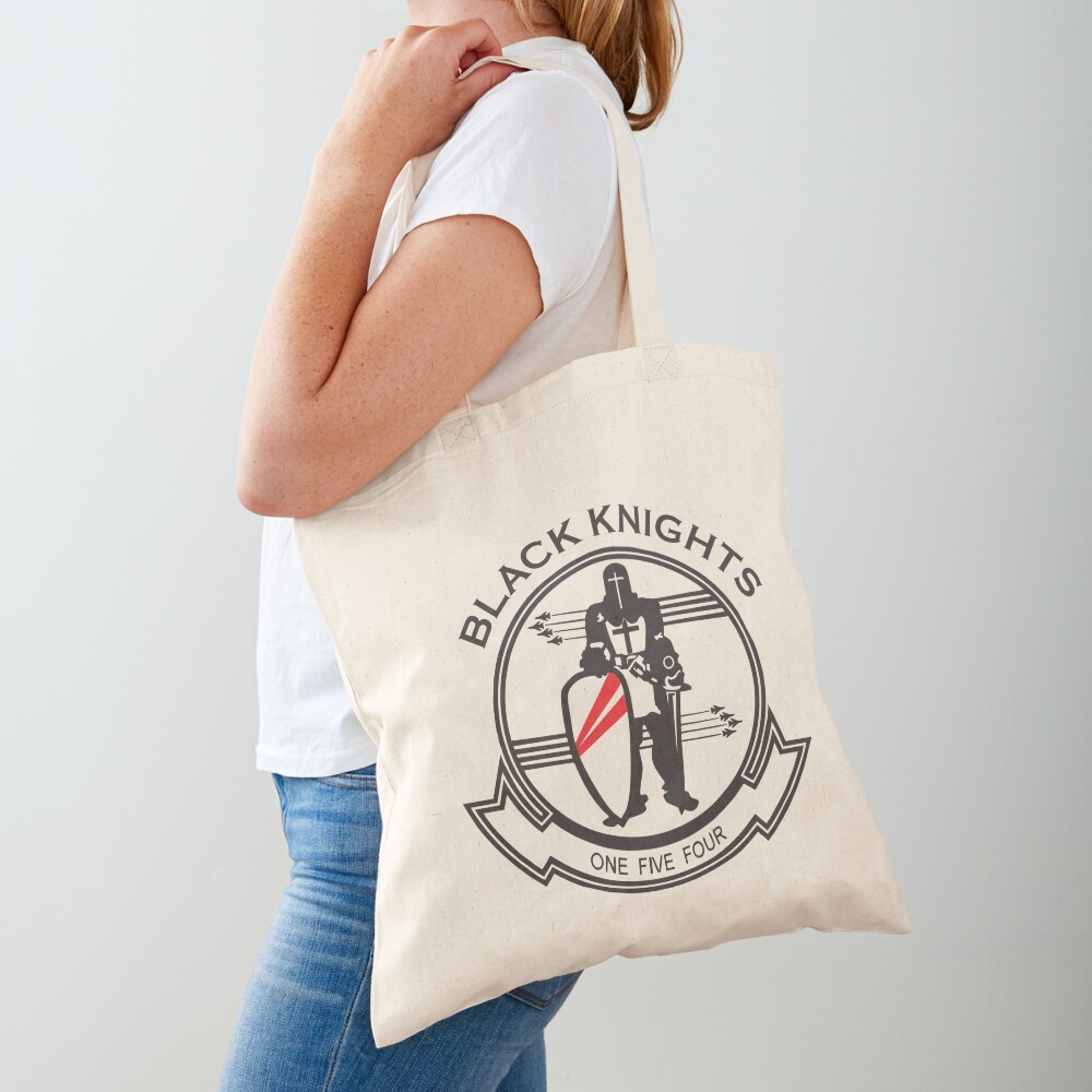 Model 44 - Black Knights Tote Bag