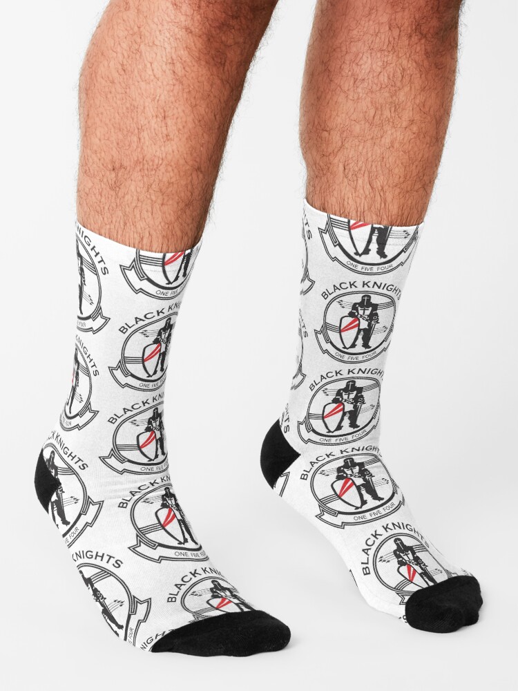 Alternate view of Model 44 - Black Knights Socks