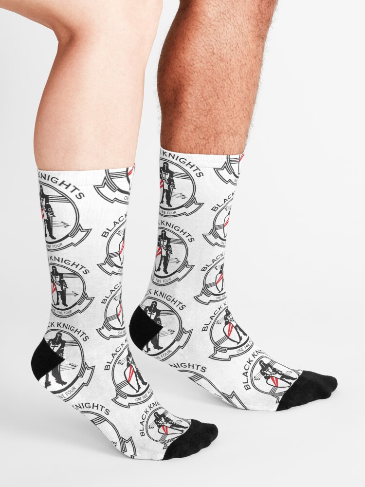 Alternate view of Model 44 - Black Knights Socks