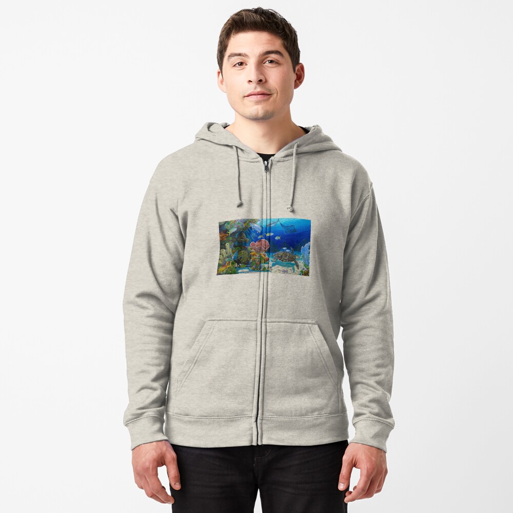 Item preview, Zipped Hoodie designed and sold by Bluemarlin.