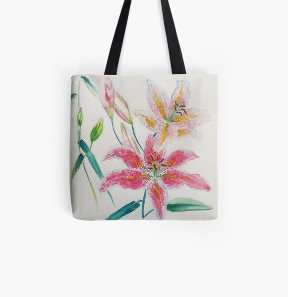 Lys Tote bag doublé