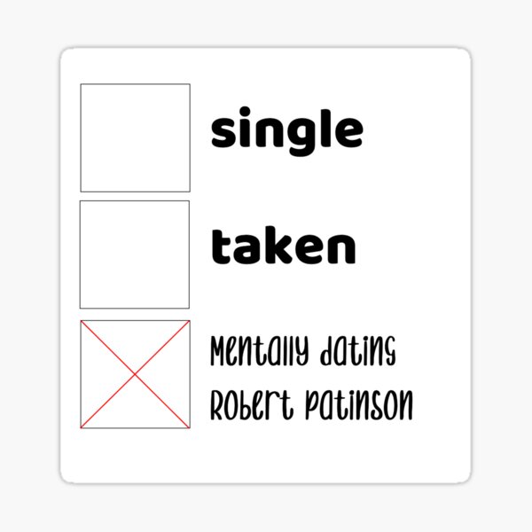 Robert Patinson Sticker
