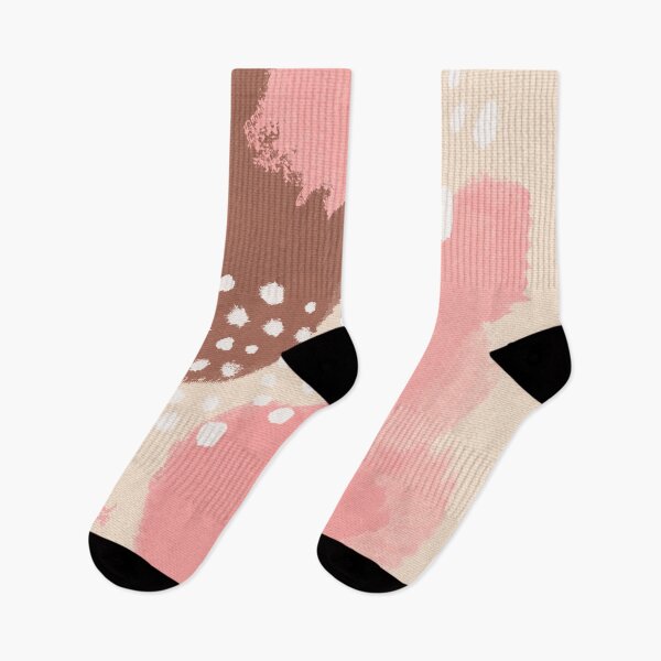 Item preview, Abstract illustration print pink beige texture designed and sold by Alillluna.